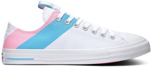 Converse  Chuck Taylor All-Star Ox Pride (2020) White/90s Pink-Gnarly Blue (167760C)