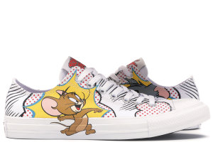 Converse Chuck Taylor All-Star Ox Tom and Jerry White/Multi-White (165732C)