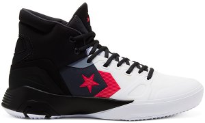 Converse  G4 Black White Multi Black/White-Solar Red (166804C)