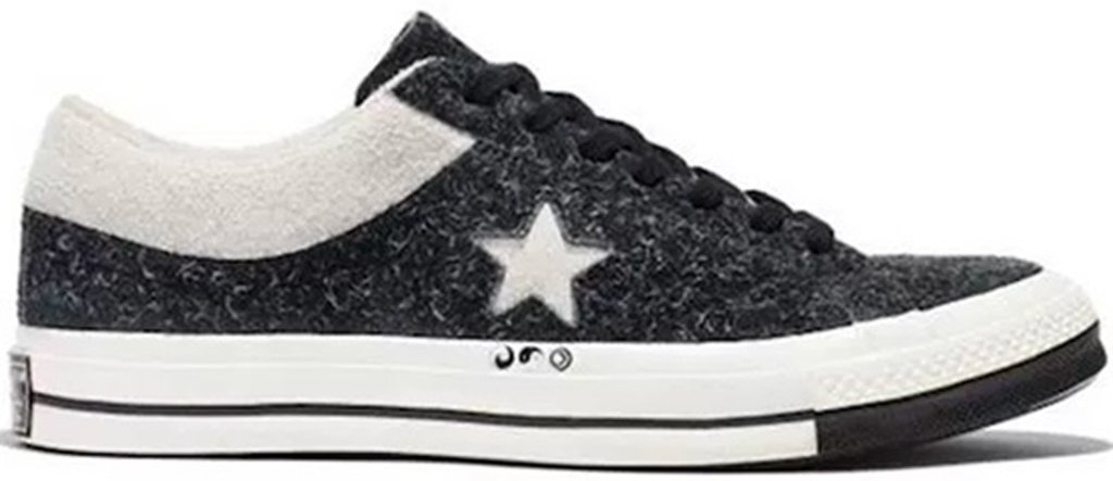 Converse One Star Ox Clot Black White Black/White (159248C)