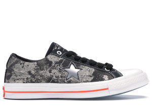 Converse One Star Ox Sad Boys Black/Silver-Red (165743C)