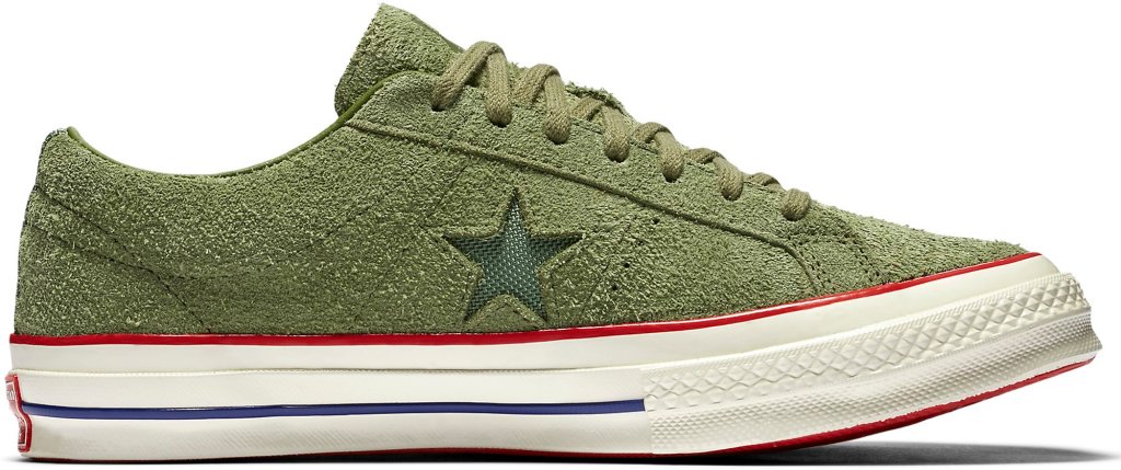 Converse One Star Ox Undefeated Olive Capulet Olive/High Risk Red (158894C)