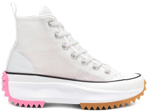 Converse  Run Star Hike High Concrete Heat White White/Black-Electric Blush (167851C)