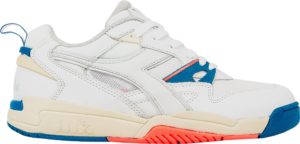 Diadora  Rebound Ace Packer Shoes On/Off Pack (On) White/Light Grey-Electric Blue-Hot Coral (174414)