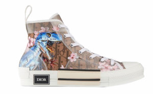 Dior B23 High Canvas Sorayama Dinosaur Brown Brown (3SH118YNF_H061)