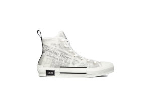 Dior  B23 High Top Daniel Asham Newspaper White (3SH118YUO_H069)