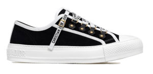 Dior  Walk’N’ Low Top Black Canvas (W) Black (KCK177CVA_S12X)