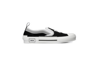 Dior  And Shawn B23 Slip On Black Black/White (3SN262ZBM_H960)