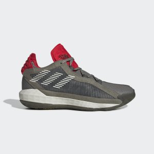 Adidas Dame 6 Legacy Green / Orbit Grey / Red (EF9867)