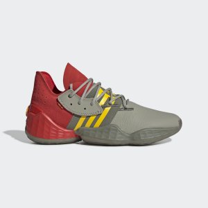 Adidas Harden Vol. 4 Red / Feather Grey / Legacy Green (EF9928)