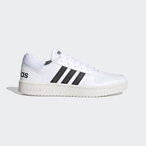 Adidas Hoops 2.0 Cloud White / Core Black / Cloud White (EG3970)