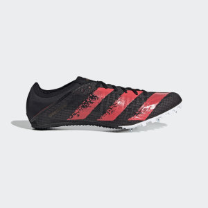 Adidas Sprintstar Atletiekschoenen Core Black / Signal Pink / Copper Metallic (EG6191)