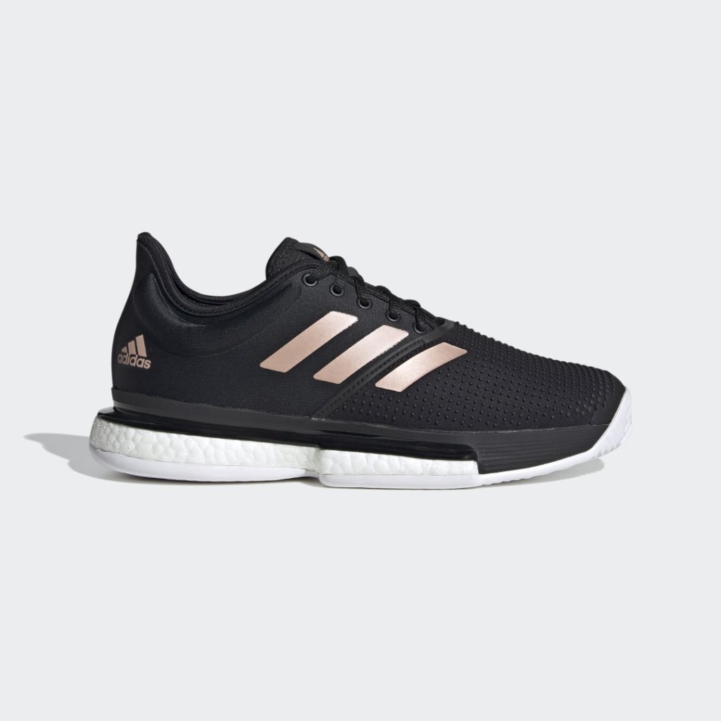 Adidas SoleCourt Core Black / Cloud White / Copper Metallic (FU8133)