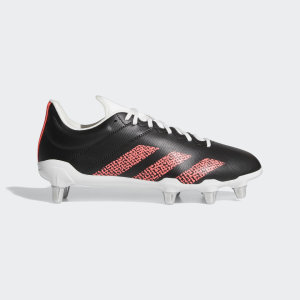 Adidas Kakari Soft Ground Rugbyschoenen Core Black / Signal Pink / Crystal White (FU8195)