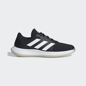 Adidas ForceBounce Handbalschoenen Core Black / Cloud White / Solar Red (FU8392)