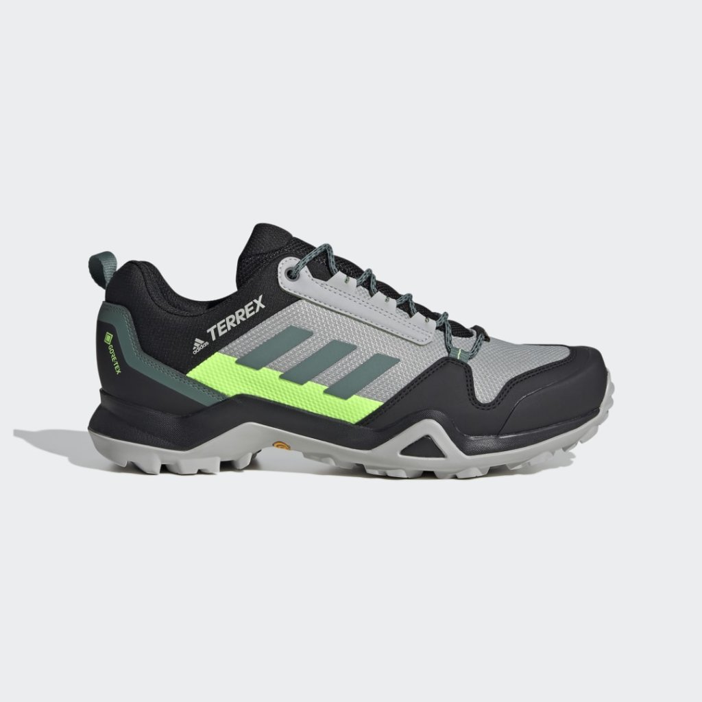Adidas Terrex AX3 GORE-TEX Hiking Grey Two / Tech Emerald / Signal ...