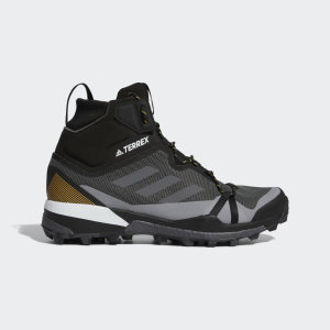 Adidas Terrex Skychaser LT Mid GORE-TEX Hiking Grey Six / Core Black / Solar Gold (FW9597)