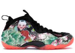 Nike Air Foamposite One Tianjin Black/Black-Lava Glow-Lakeside (744307-001)
