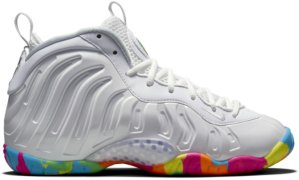 Nike Air Foamposite One White Fruity Pebbles 2015 (GS) White/Psn Green-Pnk Fl-Cscd (644791-100)