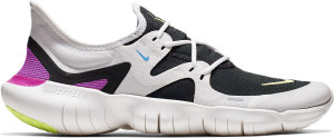 Nike Free RN 5.0 Summit White Summit White Black Blue Hero Volt Glow (AQ1289-100)
