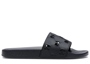 Gucci  GG Slide Rubber Black Black (575957 JDR00 1000)