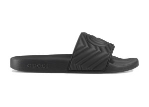 Gucci  Matelasse Slide Black Black (601041 JD600 1000)