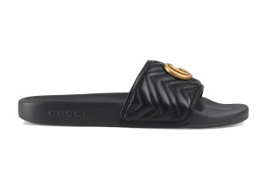 Gucci  Matelasse Slide Black Double G Black (603701 0R030 1000)
