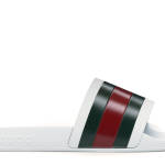 Gucci  Pursuit Pool Slides White White (308234 GIB10 9079)