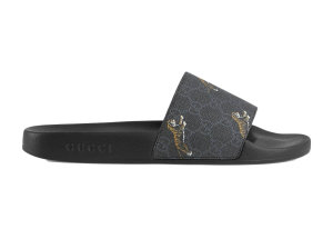 Gucci  Slide GG Supreme Tigers Black (_407345 G0K00 1084)