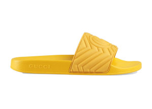 Gucci Slide Matelasse Yellow Yellow (601041 JD600 7114)