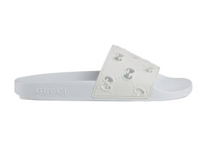 Gucci Slide White Rubber (W) White (573922 JDR00 9014)