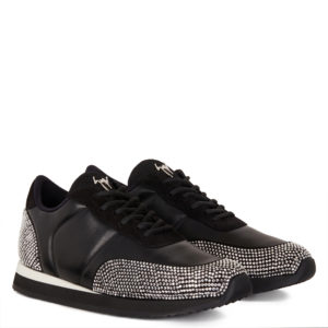 Giuseppe Zanotti JIMI RUNNING Low Top Sneakers Black (69547)