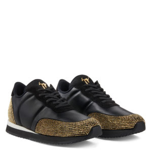 Giuseppe Zanotti JIMI RUNNING Low Top Sneakers Black (69562)