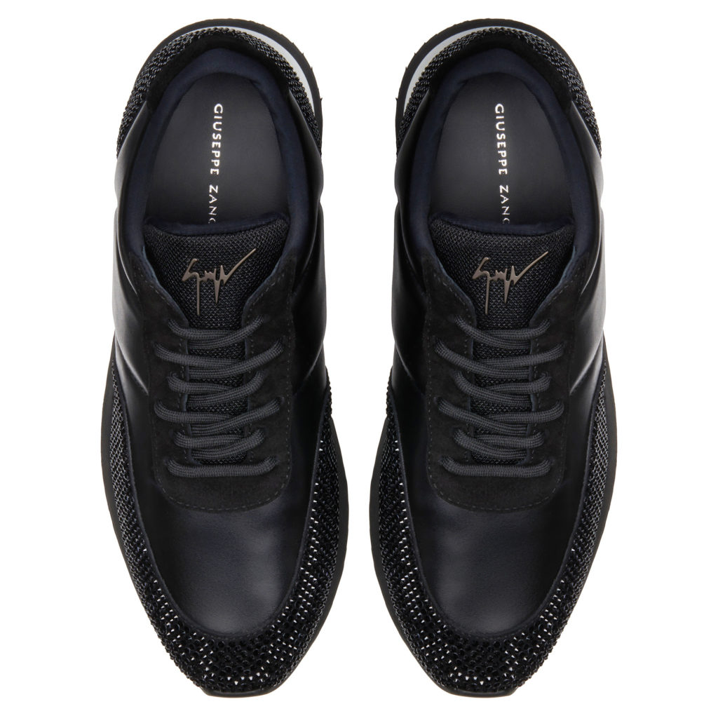 Giuseppe Zanotti JIMI RUNNING Low Top Sneakers Black (69582) (4)