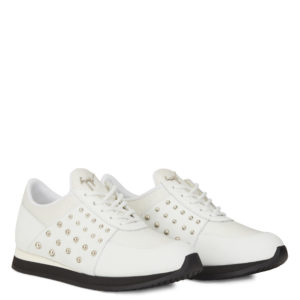 Giuseppe Zanotti NEW JIMI RUNNING Low Top Sneakers White (74601)