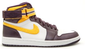 Jordan 1 Retro High Strap Grand Purple Varsity Maize Grand Purple/Varsity Maize-White (342132-571)