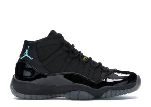 Jordan 11 Retro Gamma Blue (GS) Black/Gamma Blue-Varsity Maize (378038-006)