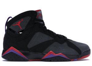 Jordan 7 Retro DMP Raptors Black/Dark Charcoal-True Red (304775 043)