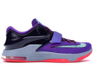 Nike  KD 7 Lightning 534 Cave Purple-Hyper Grape-Magnet Grey-Bleached Turquoise (653996-535)