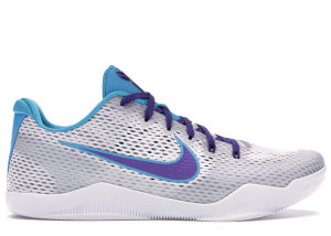 Nike  Kobe 11 Low Draft Day White/Blue Lagoon-Court Purple (836183-154)