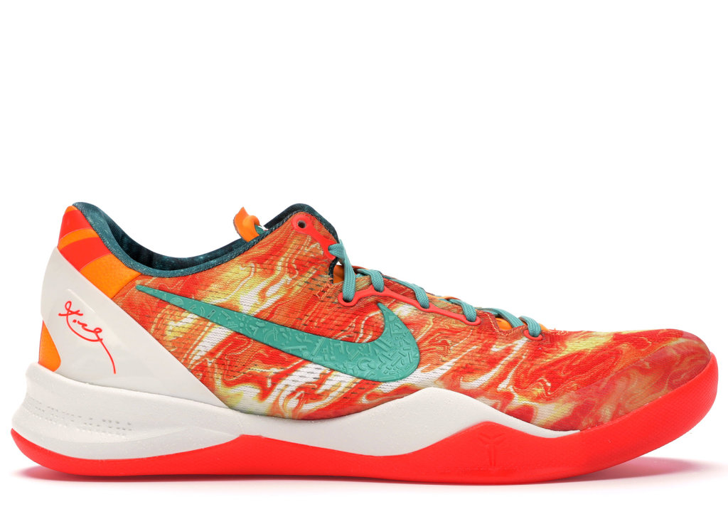 Nike Kobe 8+ All-Star Area 72 Bright Citrus/Sport Turquoise-Total Crimson (587553-800)