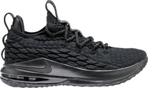 Nike LeBron 15 Low Blackout Black/Black-Thunder Grey (AO1755-004)