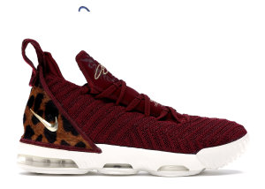 Nike LeBron 16 King (GS) Team Red/Metallic Gold-Multi-Color-Sail (AQ2465-601)