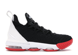 Nike LeBron 16 Red Carpet (GS) Black/White-University Red (AQ2465-016)