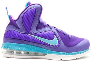 Nike LeBron 9 Summit Lake Hornets (GS) Pure Purple/Turquoise Blue-White (472664-500)