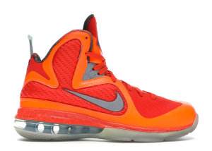 Nike LeBron 9 Big Bang AS (GS) Ttl Orng/Metallic Silver-Team Orng-Mn (472664-800)