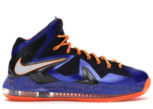 Nike  LeBron X Elite Superhero Hyper Blue/Pure Platinum/Bright Citrus (579827-400)