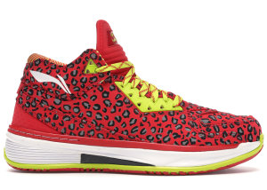 Li-Ning  Way Of Wade 2 Red Leopard Red/Yellow-White (ABAH017 14)