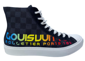 Louis Vuitton  Tattoo Sneaker Boot Damier Cobalt Multicolor (GO0128)