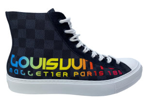 Louis Vuitton Tattoo Sneaker Boot Damier Cobalt Multicolor (GO0128)